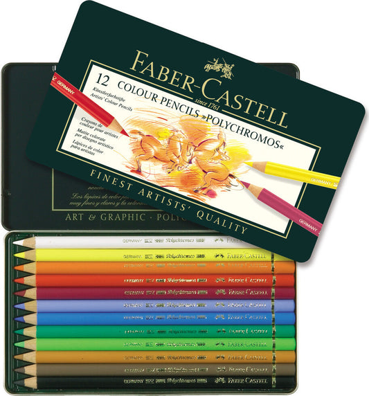 12CT POLYCHROMOS TIN METAL 3/SLEEVE CS/48