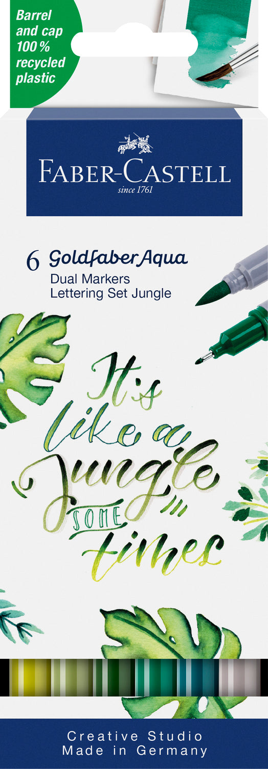6Ct Goldfaber Dual WC Marker Jungle