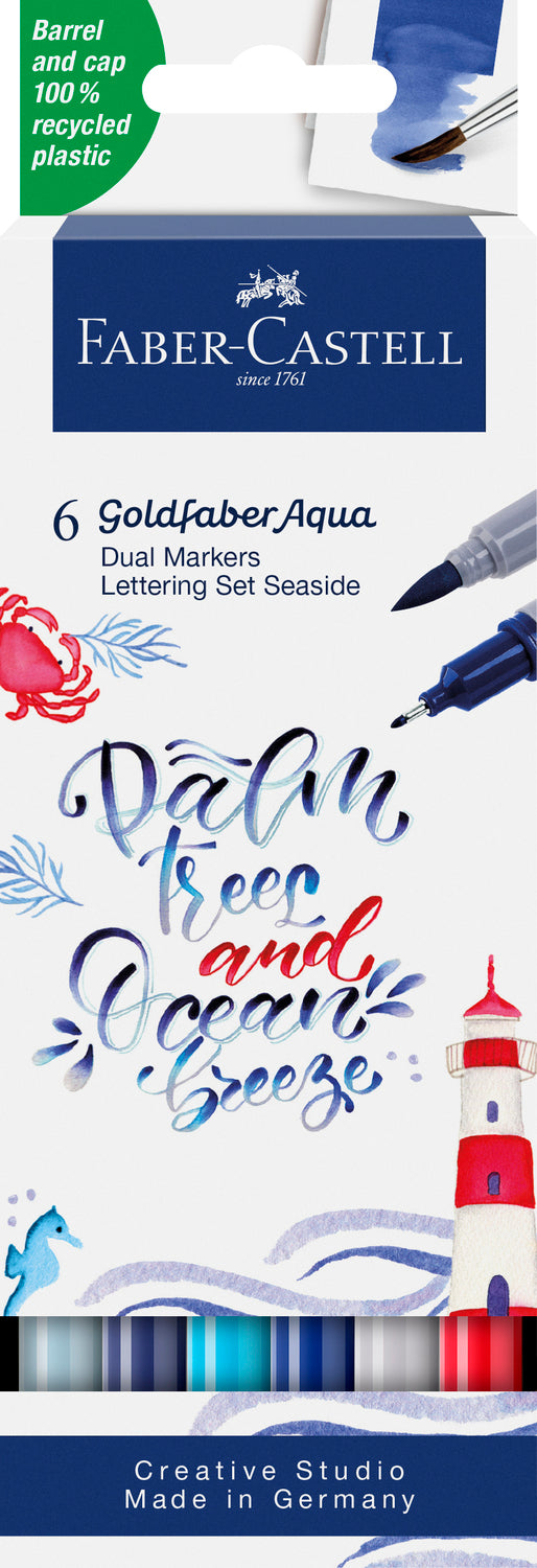 6Ct Goldfaber Dual WC Marker Seaside
