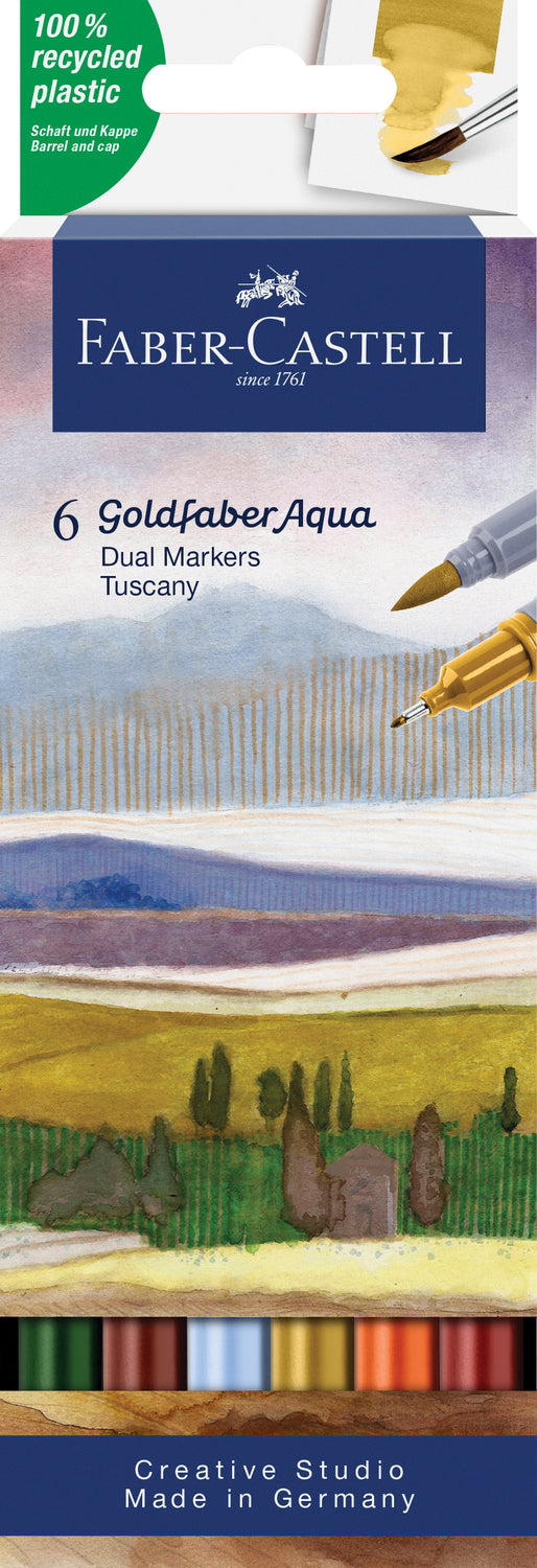 6Ct Goldfaber Dual WC Marker Tuscany