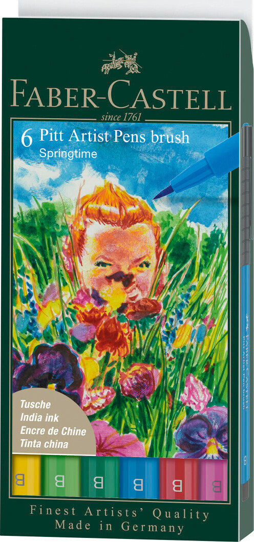 Pitt Artist Pen, Brush - Springtime