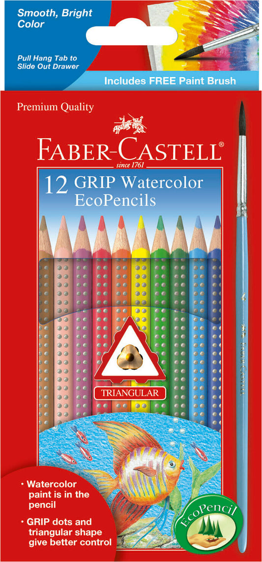 12 Grip Watercolor EcoPencils