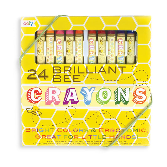 BRILLIANT BEE CRAYONS 24 SET