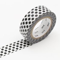 BLACKS DOT WASHI 15MM