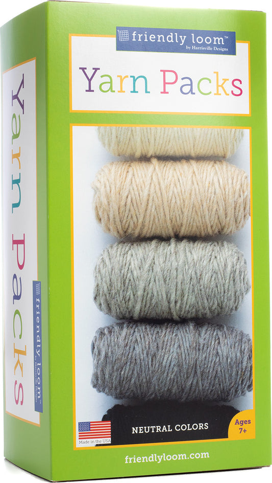 Friendly Loom - pegLoom or LapLoom Refill Kit - Neutral Colors