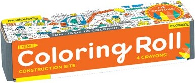 Construction Site Mini Coloring Roll