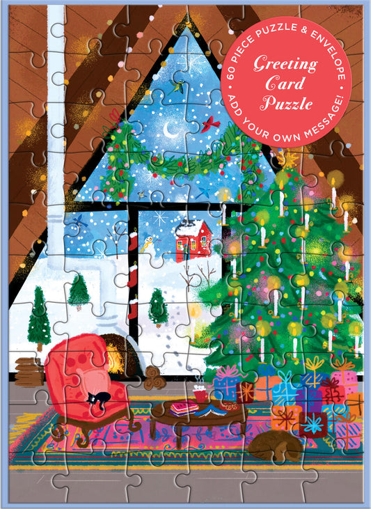 Joy Laforme Cozy Cabin Greeting Card Puzzle