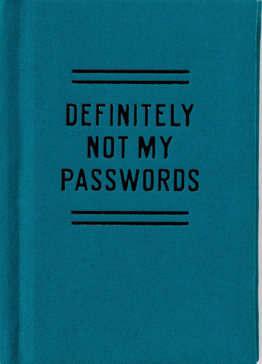 Definitely Not My Passwords Tiny Diary