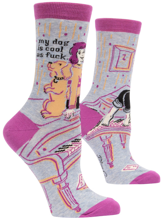 MY DOG IS COOL WOMENS SOCKS