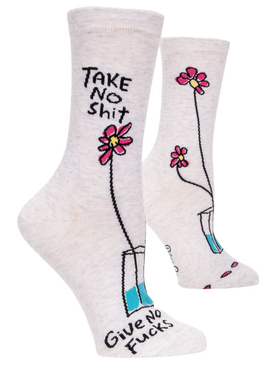 TAKE NO SHIT WOMENS SOCKS
