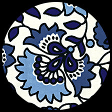 VALENCIA BLUE INDIA 22" x 30"