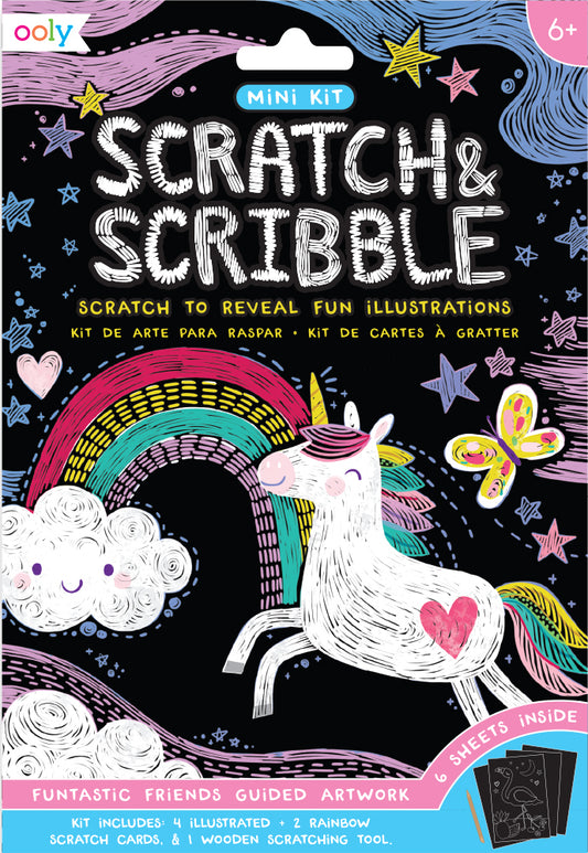 Mini Scratch Scribble Art Frie