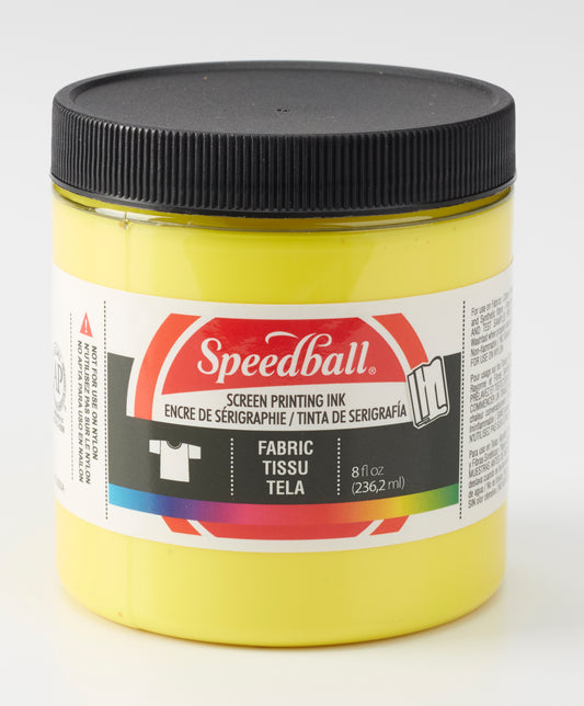 YELLOW FABRIC SCREEN PRINT INK 8OZ