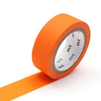 MATTE ORANGE  SOLID WASHI 15MM