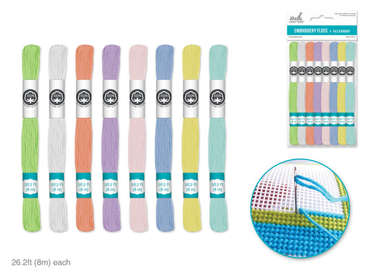 EMBROIDERY FLOSS PASTEL
