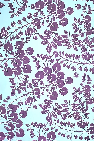 LOKTA PRINTED WISTERIA LAVENDER ON PURPLE