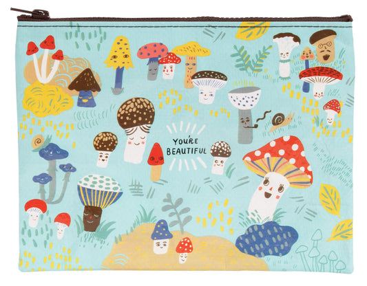 CUTE MUSHROOM ZIPPER POUCH