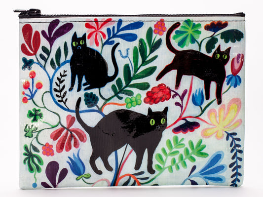 HERE KITTY ZIPPER POUCH