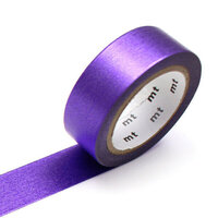 PURPLE  SOLID WASHI 15MM