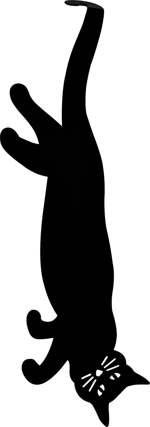 Curious Cat 'Hanging' Metal Bookmark (Book Hugger series)