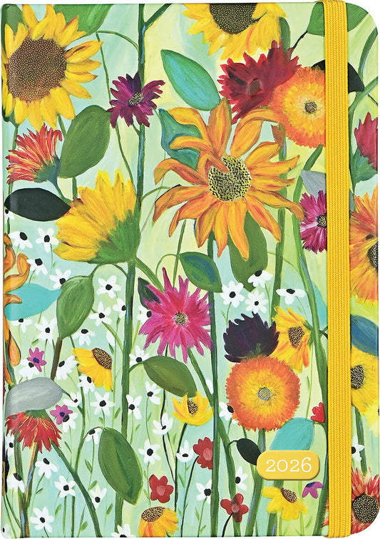 2026 Sunflower Dreams Weekly Planner (16 months, Sept 2025 to Dec 2026)