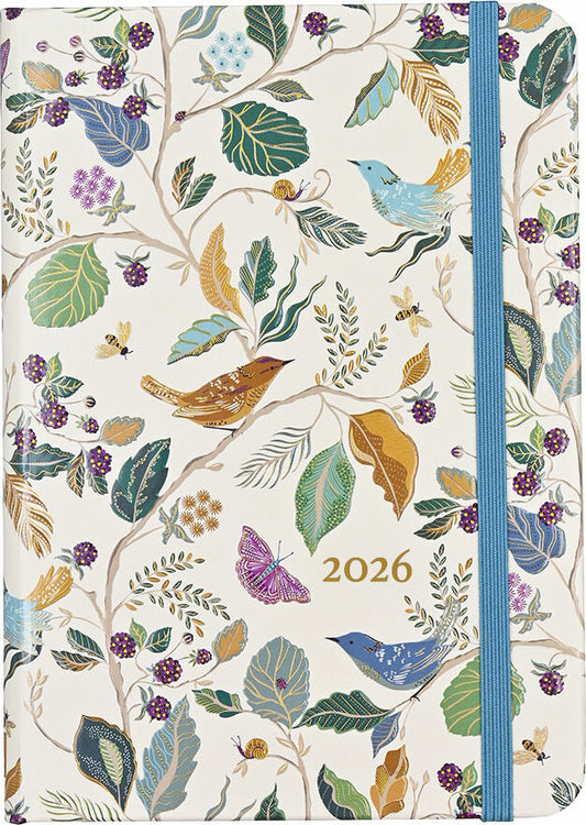 2026 Birds & Berries Weekly Planner (16 months, Sept 2025 to Dec 2026)