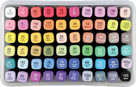 Studio Series Artist's Dual-Tip Alcohol Markers (Set of 60 colors)