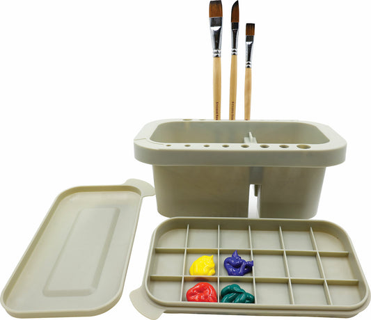 Studio Series Paintbrush Holder, Cleaner, and Organizer for all water-based paints