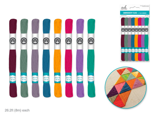 EMBROIDERY FLOSS GLAMOUR ASSORTMENT