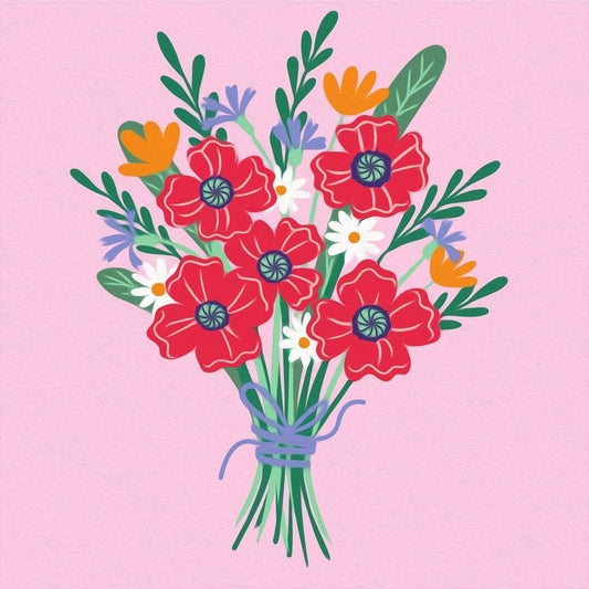 CreArt: Poppy Bouquet 8x8