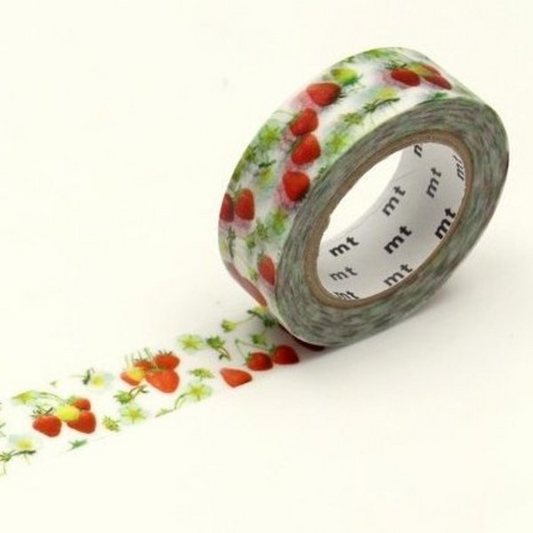 STRAWBERRY WASHI 15MM