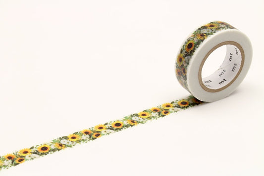 SUNFLOWER WASHI 15MM