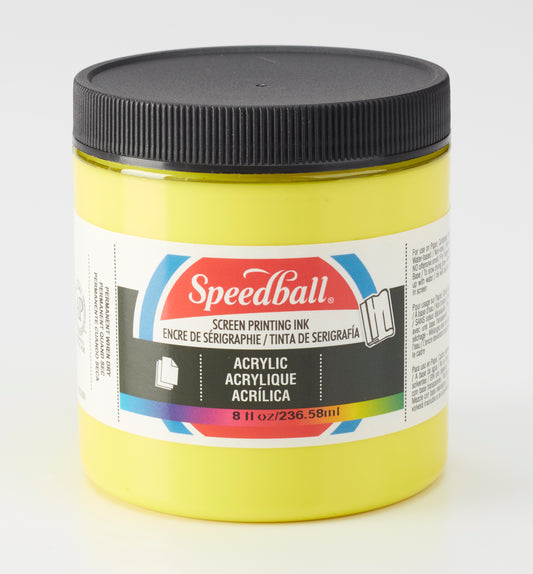 YELLOW ACRYLIC SCREEN PRINT INK 8OZ