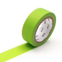MATTE YELLOW/GREEN SOLID WASHI 15MM
