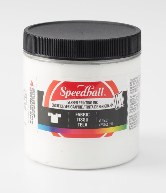 WHITE FABRIC SCREEN PRINT INK 80Z
