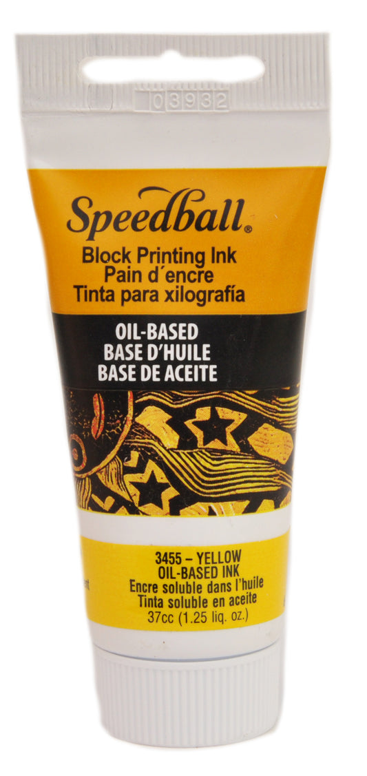 YELLOW OIL BASED BLOCK PRINTING INK