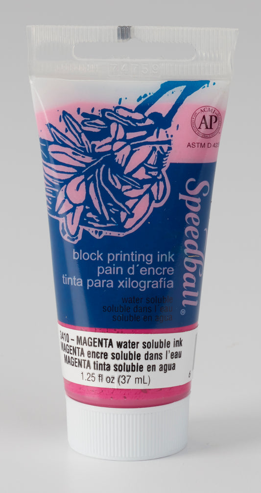 MAGENTA WATER-SOLUBLE BLOCK PRINTING INK 37ML