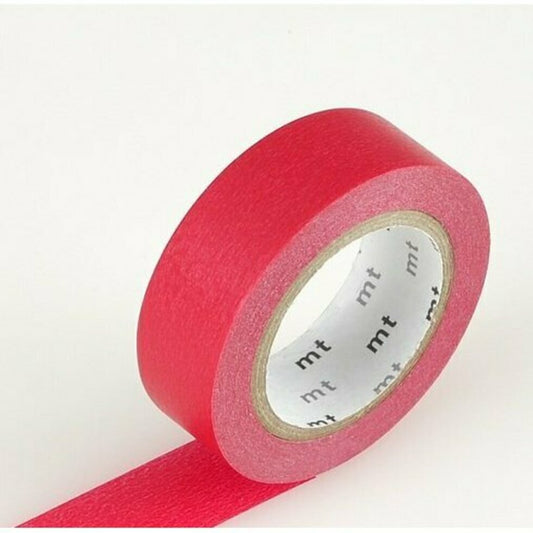 RED SOLID WASHI 15MM