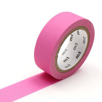 MATTE PINK SOLID WASHI 15MM