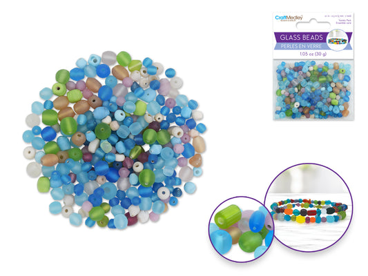 GLASS BEADS - CANDY FROST