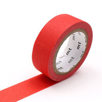 RED SOLID WASHI 15MM