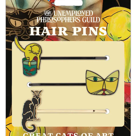 GREAT CATS OF ART HAIR PINS